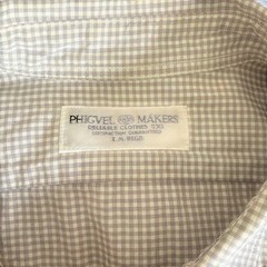 PHIGVEL Long Sleeve Shirt Size M – 72cm Length, 52cm Width, 60cm Sleeves