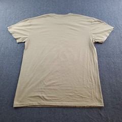 Ghostface Graphic T-Shirt Get In Loser Size Medium Tan Scary Movies