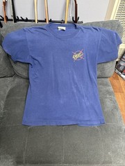 Vintage 90s JNCO Twin Cannon T Shirt Size Medium Thrashed Distressed