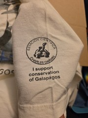 Charles Darwin Galapagos Blue Footed Boobies Bird Nature Shirt XXL See Pics