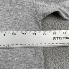Vtg Hanes Adult Large Gray Short Sleeve Cropped Shirt Dancer Athletic Wear Y2K