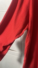 Vintage Tommy Hilfiger Embroidered Red Long Sleeve T Sz Medium (1405)see Photo