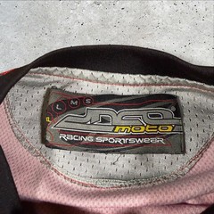 Vintage JNCO Moto Racing Jersey Shirt Y2K Skater Motocross Mens Size XL Red
