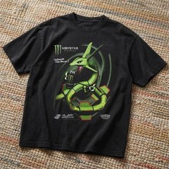 Y2K Pokemon Rayquaza Monster Energy Reprint T-Shirt