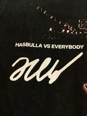 UFC Hasbulla Magomedov vs Everybody 100% Cotton Black T-Shirt Size Medium