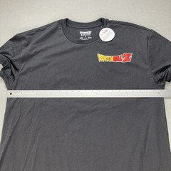 Dragon Ball Z Crew Neck Double Sided Graphic Print T-Shirt Black Men’s Size XL