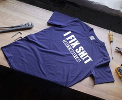 Men’s Funny DIY garage T-shirt I fix things that’s what I do engineer tee shirt