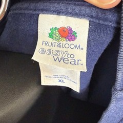 Fruit of The Loom Blank T-shirt Easy to Wear Men’s Size XL Blue