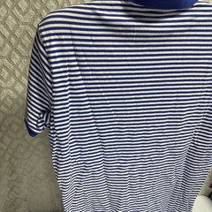 Polo Ralph Lauren Red White Blue USA Collar Golf Shirt Striped Preppy Mens Large