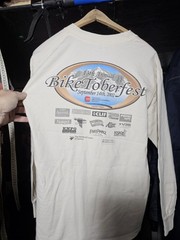 Vintage 2002 BikeToberfest Long Sleeve T Shirt MS Charity Cycling Event XL USA