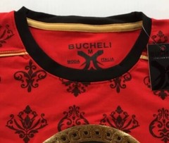 Men’s Bucheli Cotton Long Sleeve T Shirt,Italian Style,Stretch S M….A27.A