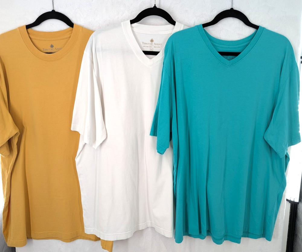 Men’s Territory Ahead XL set of 3 short sleeve cotton/pima cotton tee shirts