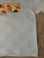 Vintage 1994 Hook-Ups Battle School Anime T-Shirt Jeremy Klein Size Large