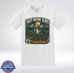 Keep Nature Scary Protect the Cryptids Protect the Parks Vintage T-Shirt