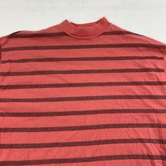 Vintage Dockers T Shirt Adult Medium Pink Striped Sailing Boating 90s Logo Patch