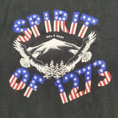 Vintage 90s Walmart American Shirt XL 23×30 Spirit-of-1273 USA