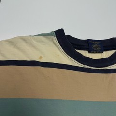 Vintage Karl Kana Jeans Striped T Shirt Mens 3XL 27.5×31.5 90s Y2K