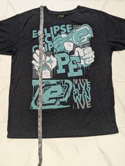 Planet Eclipse Vibe Graphic T-Shirt Dark Marl Gray Men’s XL Paintball
