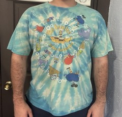 The Beatles Yellow Submarine T-Shirt Vintage (Liquid Blue, 2004)