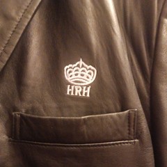 Vintage 90s Hard Rock Hotel LAS Vegas Leather Blazer Jacket Men Size M Black Usa