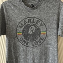 Bob Marley One Love T-Shirt Size Medium Grey Zion Label