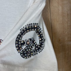 2005 A&G Amal Guessous AC DC 74 Jailbreak Crystal Studded T Shirt XL