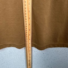 Uniqlo U Airism Mens Size XL Brown Oversized T-Shirt Cotton Blend