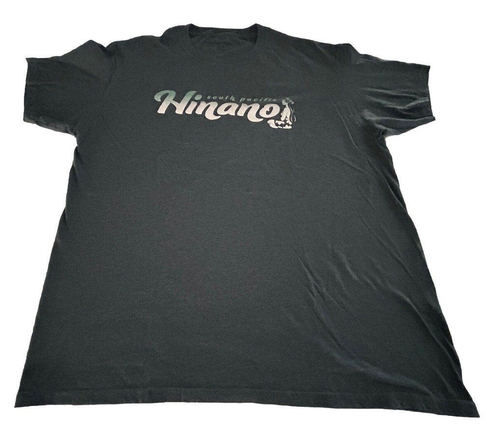 Hinano Tahiti Men’s 2XL Dark Blue T Shirt French Polynesia, South Pacific