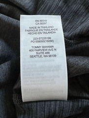NEW Tommy Bahama IslandZone Delray Crew Tee Shirt, Men’s Medium, Jet Black
