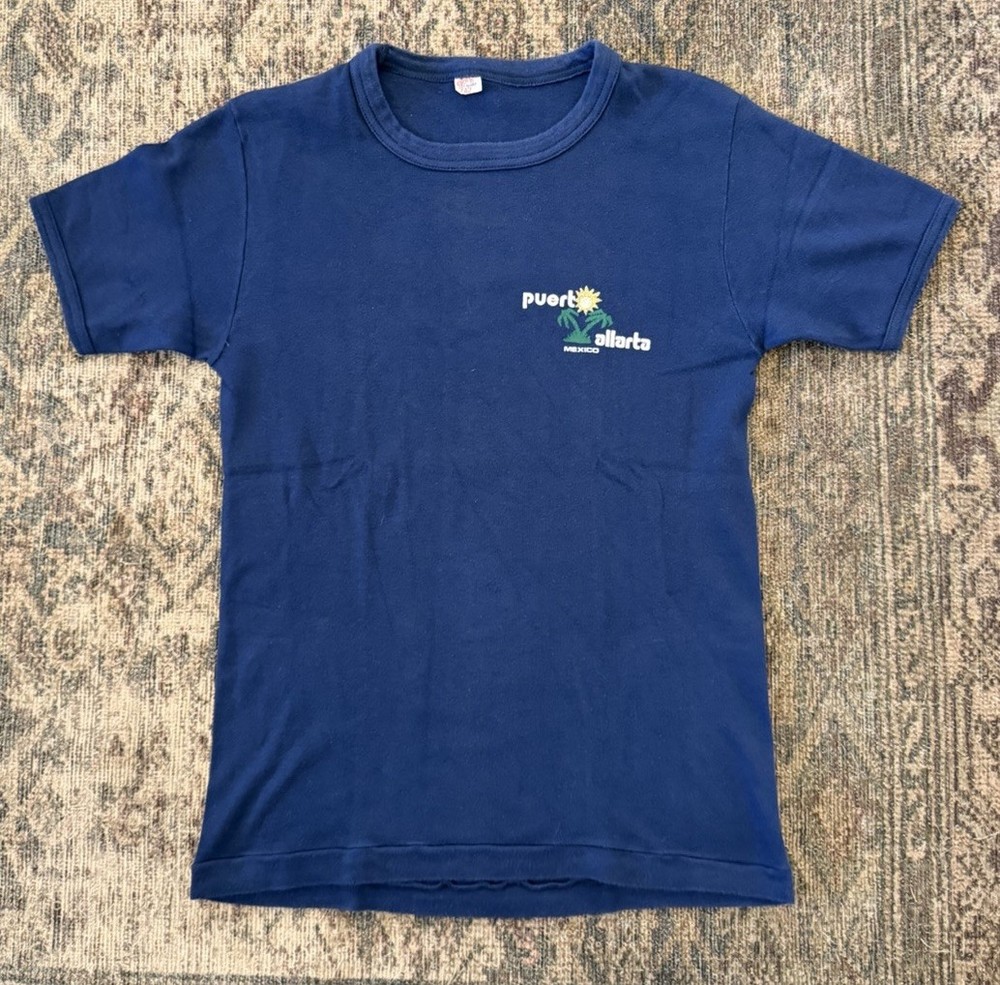 VTG 70s 80s San Jorge Puerto Vallarta Mexico Tourism T SHIRT SZ S Single Stitch