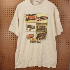 Lionel Greatest Trains t-shirt 2XL vtg 90s usa single stitch train railroad