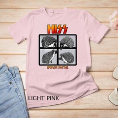 HISS – Hedgie Metal A Hedgehog Hard Rock Band Graphic Unisex T-shirt