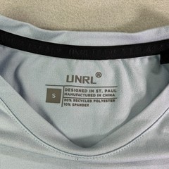 UNRL Men’s T-shirt Small Blue Short Sleeve Crew Neck Curved Hem