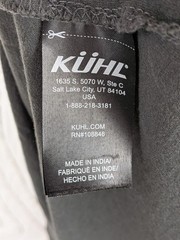 KÜHL Brazen KUHLDRY Short Sleeve Crew T-shirt Mens 2XL Gray Performance Tee
