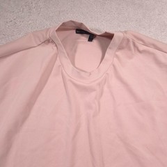 ASOS DESIGN Shirt Mens Large Pink Stretch Jersey Basic Solid Tee Crewneck Casual