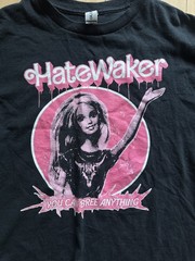 Texas Metal Band Shirt Hatewaker Barbie Black Size Medium