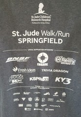 St. Jude Children’s Research Hospital Walk Run 2019 Grey T-Shirt-Size Large