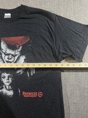 IT Chapter Two Shirt Mens Medium Black Premiere Entertainment Horror Movie Tee