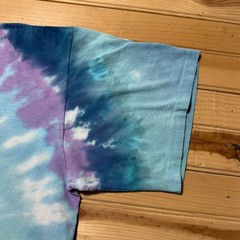 Vintage 90s 1993 Jerry Jaspar Dolphin Yin Yang Solar Eclipse Tie Dye Shirt XXL