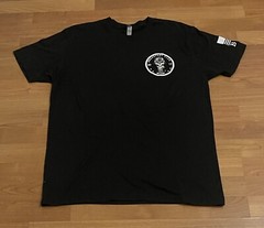 Men’s Breakfast Club Miami 2017 Rebel Motorcycle Skull Adult Large Black T-Shirt