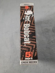 New in Box Bobcat 5 Pack Men’s Crew Neck Premium Cotton Classic Fit T-Shirt Sm