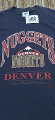 VTG NWT Nutmeg Lee Sports 1996 Denver Nuggets T-Shirt Large Basketball SEE PHOTO