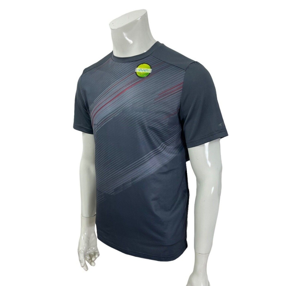 GrandSlam Performance Iron Gate Stretch Wicking Fabric T shirt Easy Care Mens Sm
