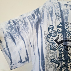 Take That T-shirt Tie Dye Mens Size XL White Blue Pre Shrunk Cotton Blue White