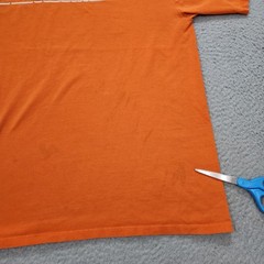 Marithe Francois Girbaud T Shirt Mens XXL 2XL Orange Hip Hop Skater Y2K Spots