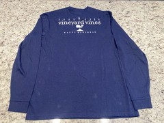 Vineyard Vines Happy Hanukkah Shirt Mens Large Blue Graphic NWT, $49.50 MSRP
