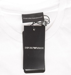 Emporio Armani White Men’s cotton T-Shirt EA Round Neck,Size M*L*XL*XXL,XXXL