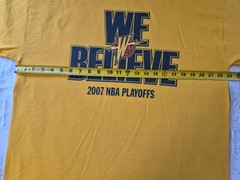 Vintage Golden State Warriors ‘We Believe’ T-Shirt Men’s XL 2007 NBA Playoffs