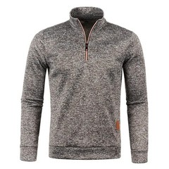 Men’s Half Zip Pullover Sweatshirt Turtleneck Long Sleeve Streetwear Jacket