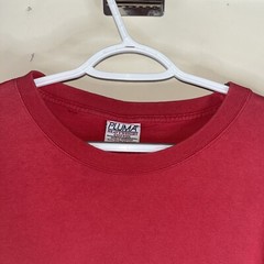 Pluma Mens Large T-Shirt Heavyweight Cotton Red Tee Made in USA Vintage 90s